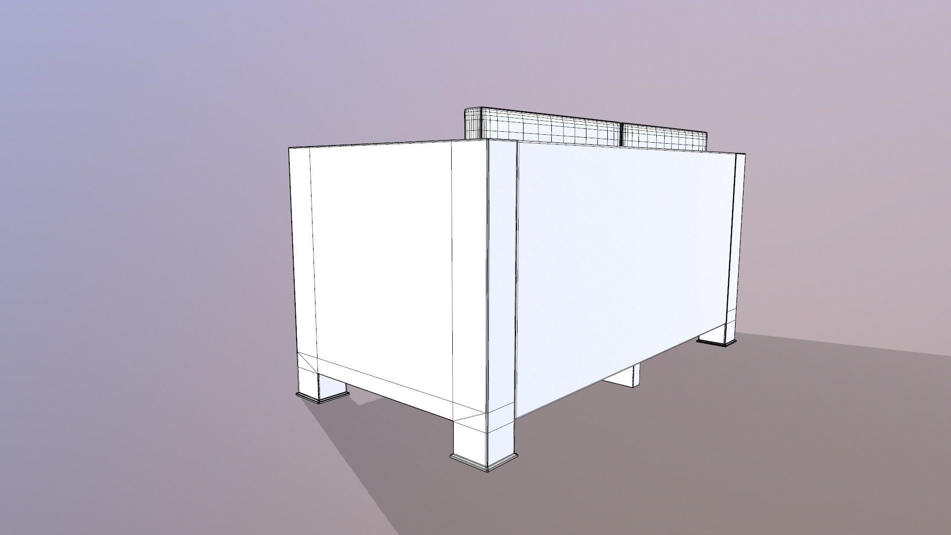 Sofa 2 Seater 3D model_10