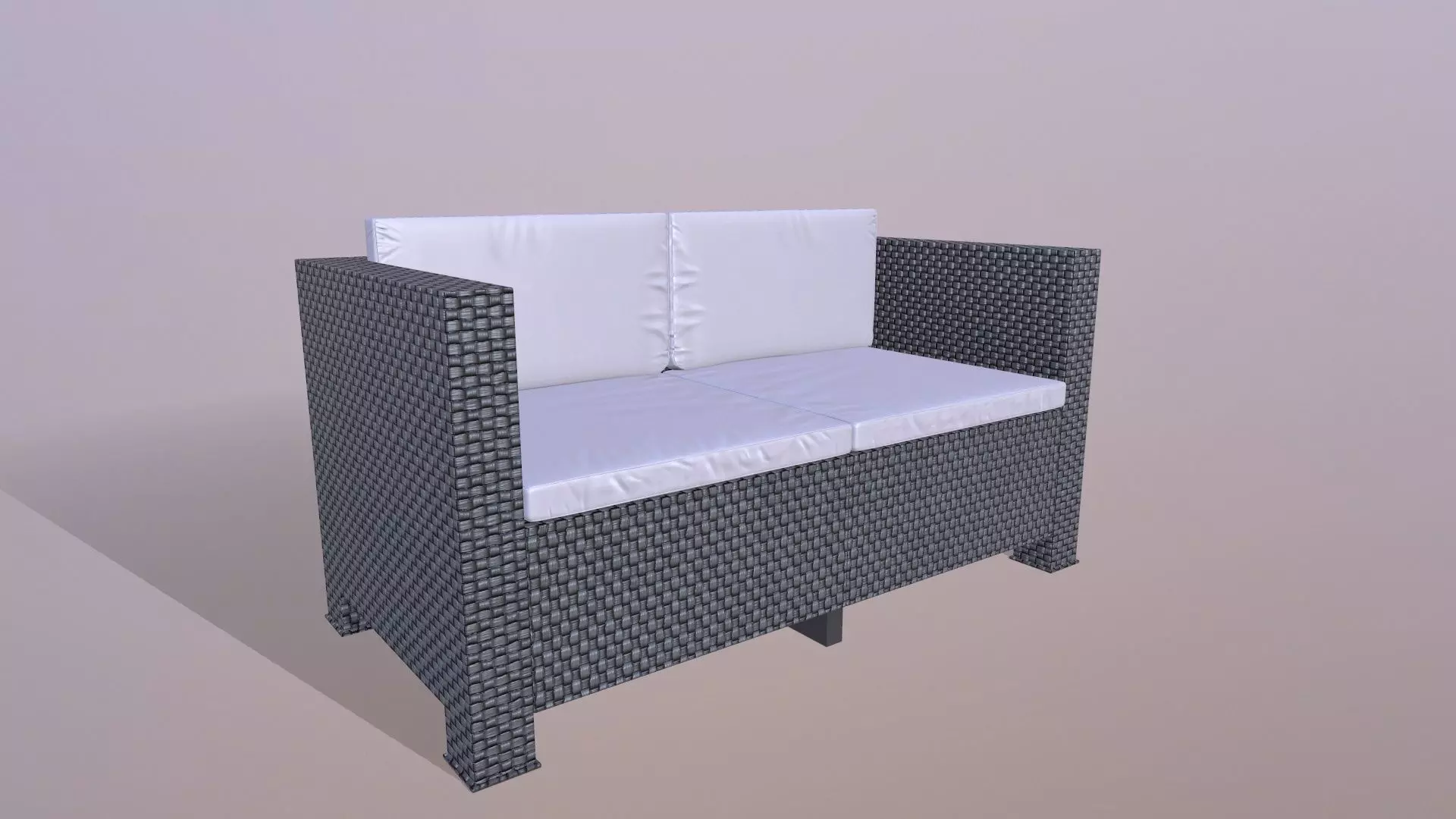 Sofa 2 Seater 3D model_0