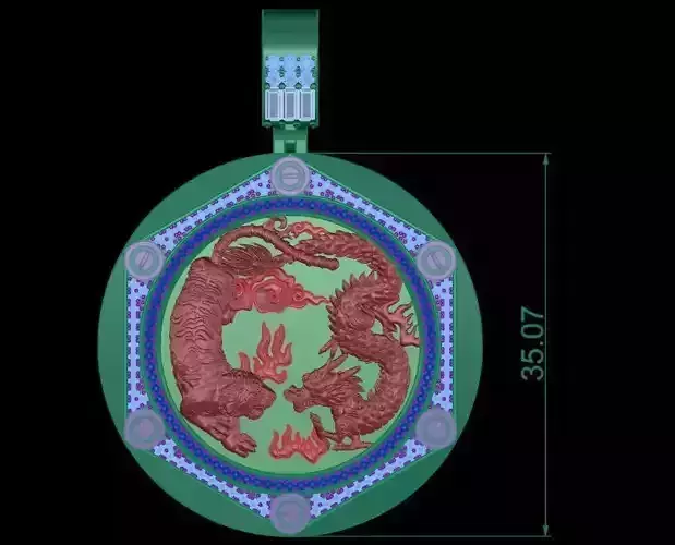 pedants dragon tiger richard mille