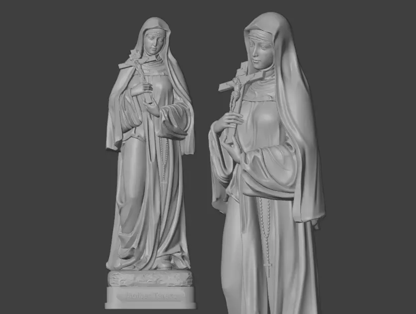 Mother Teresa 3D print model_0