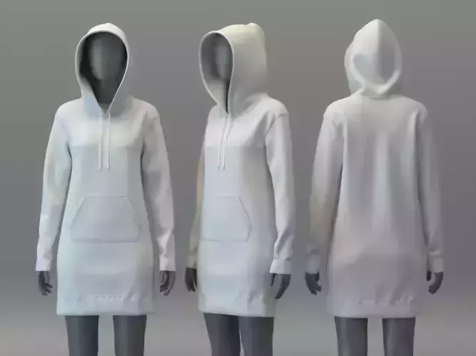 Pullover Hoodie Dress