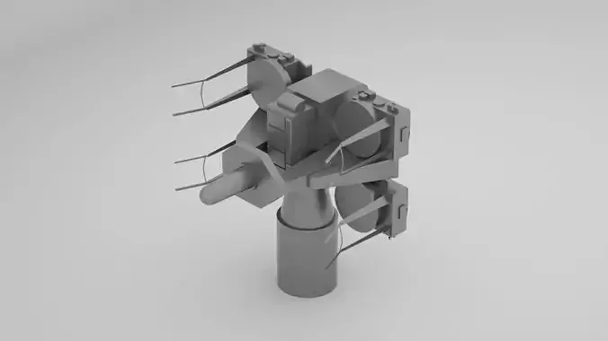 Seacat Sea Cat Missile Quad Launcher 