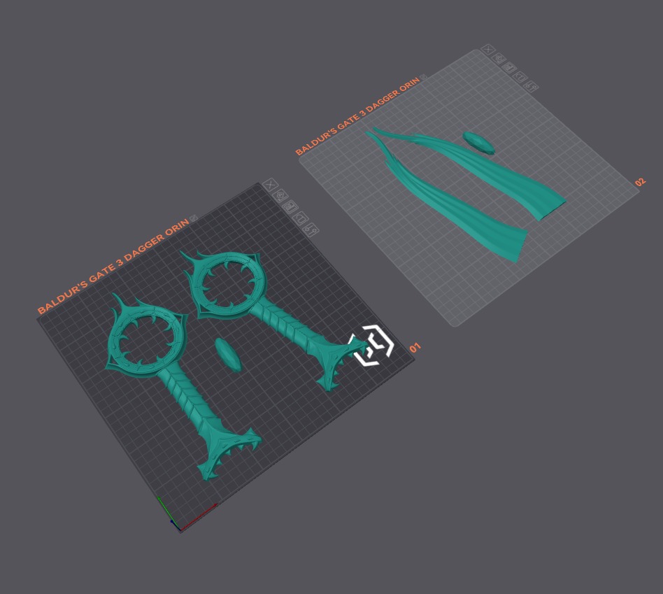 Baldurs Gate 3 Bloodthirst dagger Orin 3d print model 3D print model_6