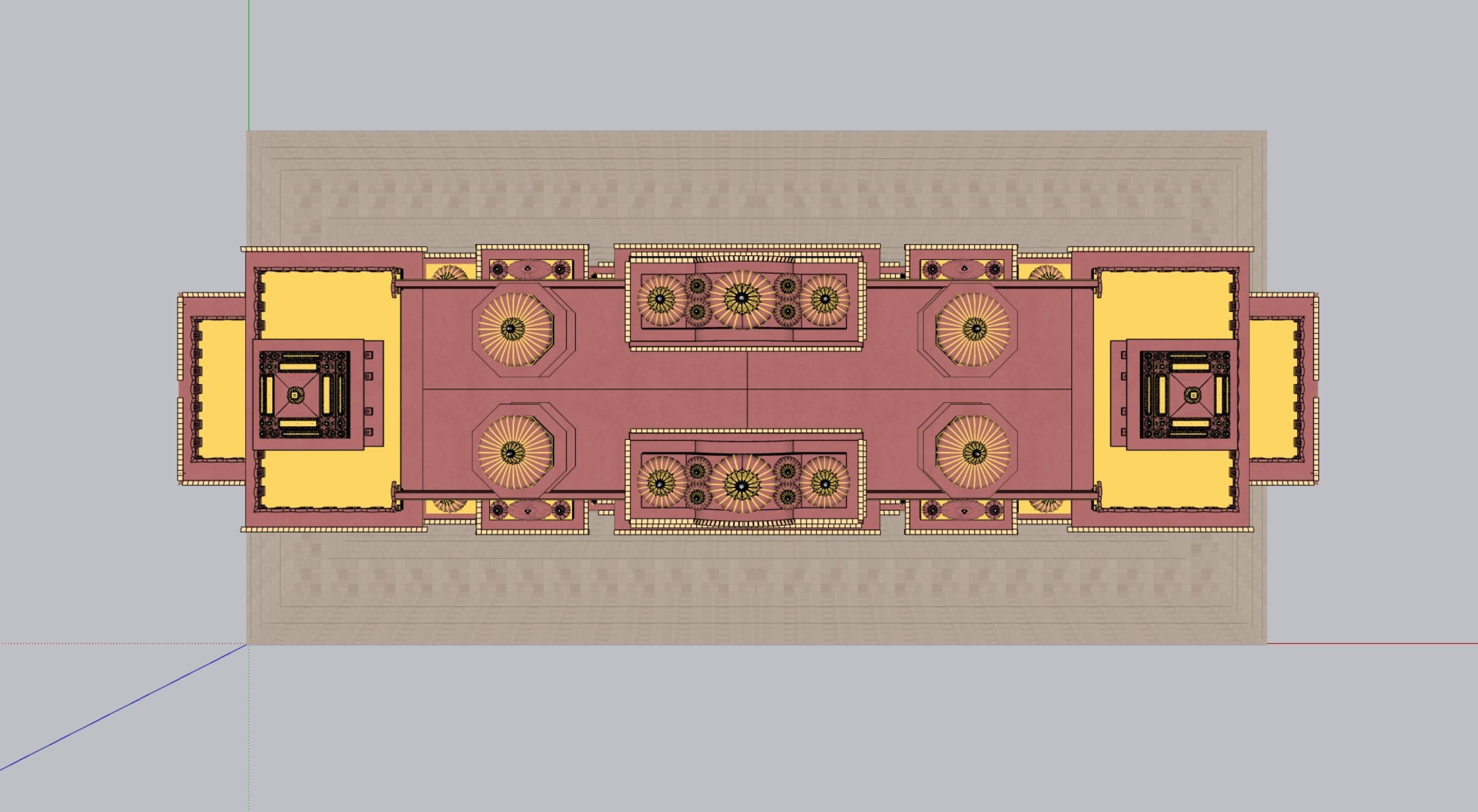 Patrika gate Jaipur 3D model_6