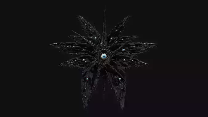 Seraphim Low-poly 3D model