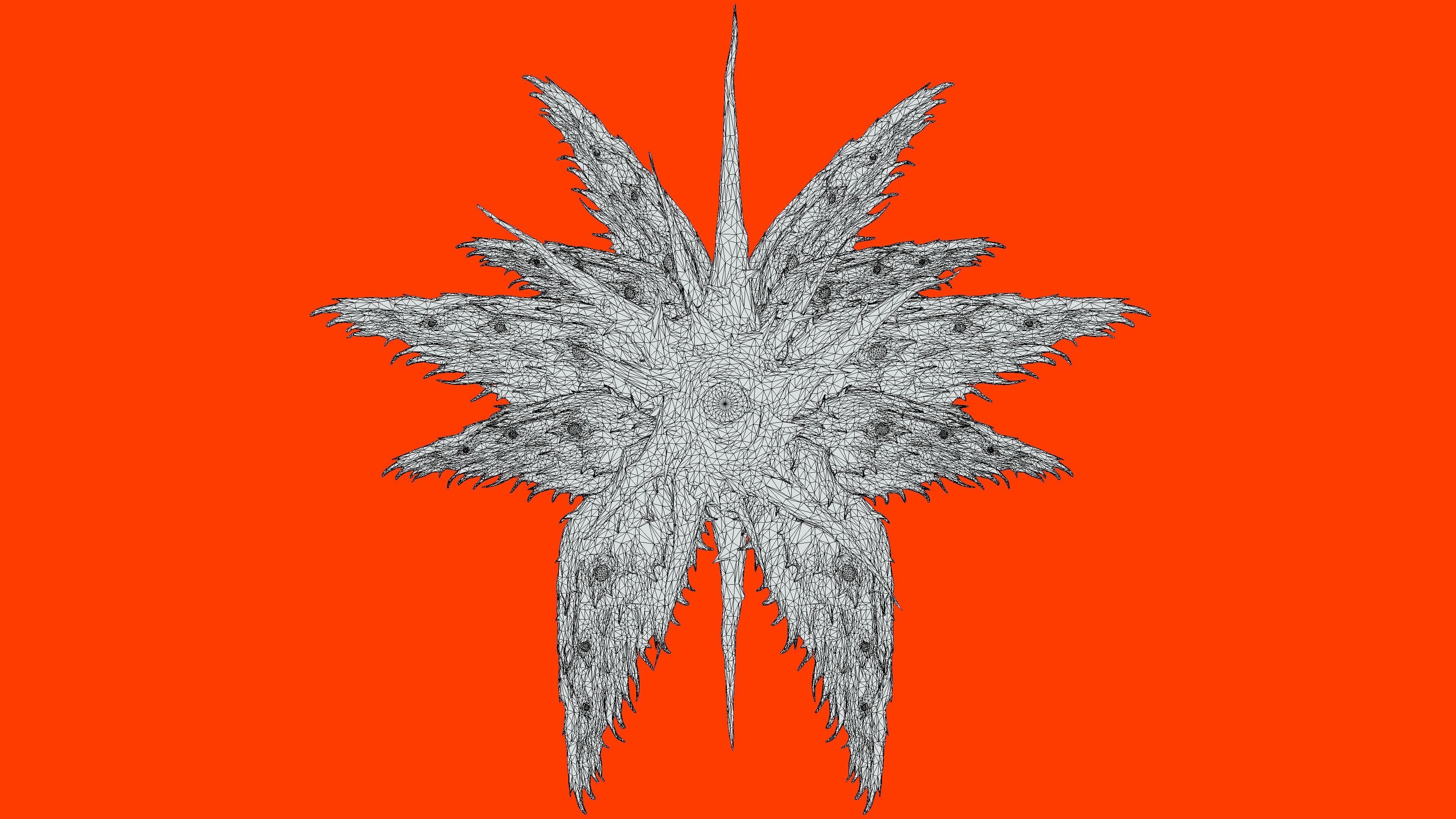 Seraphim Low-poly 3D model_3