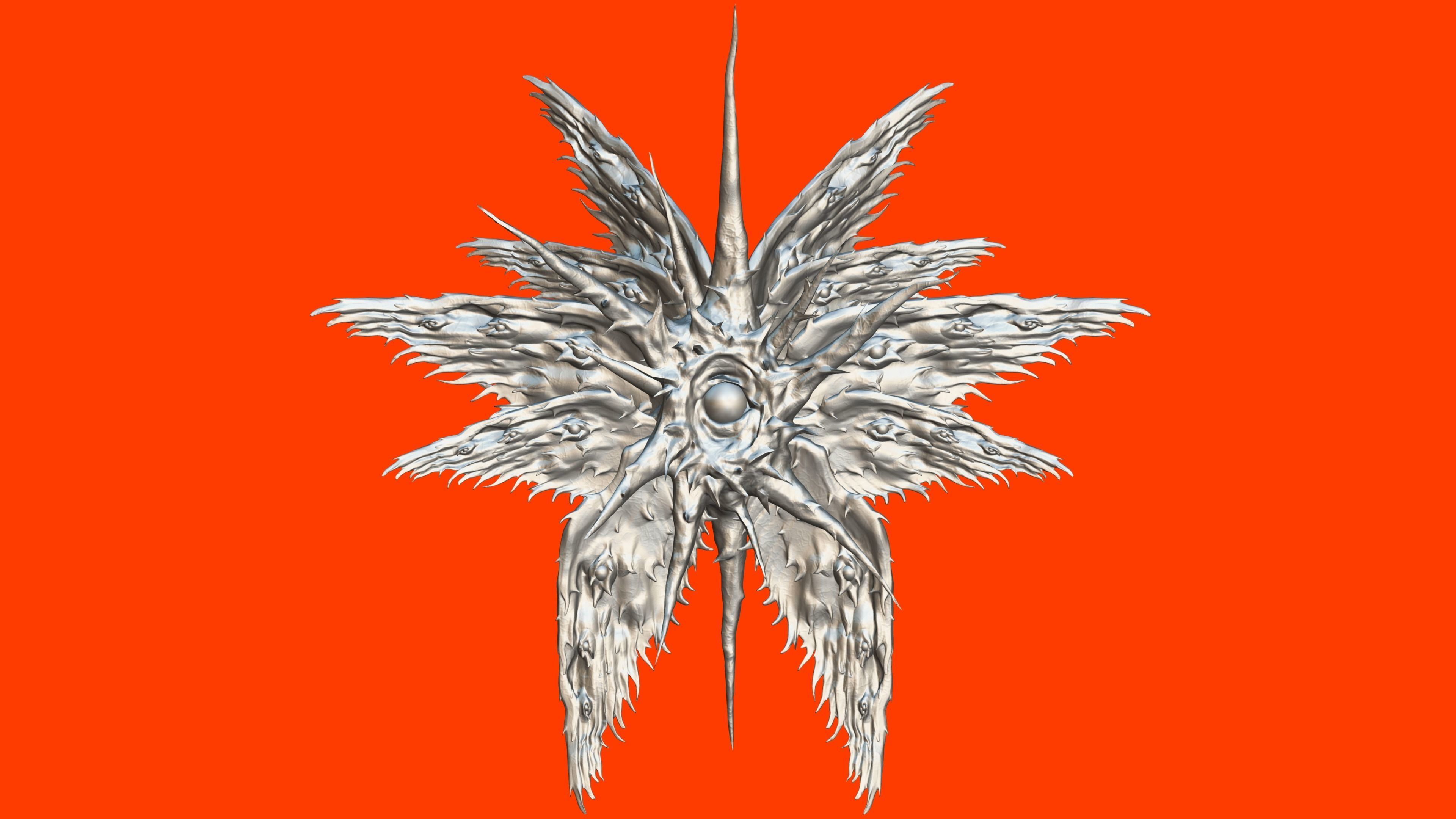 Seraphim Low-poly 3D model_4