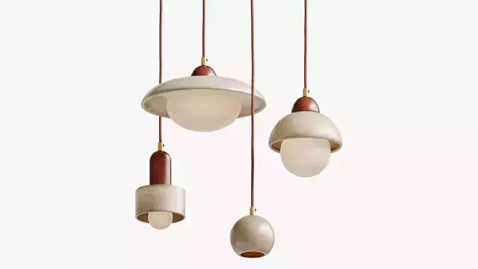Travertine Pendant Lamp