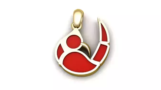 Women Fashion Pendant 3d Printable Model 3D print model
