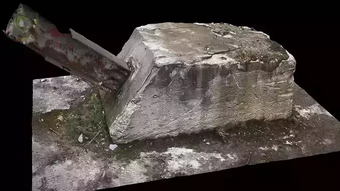 concrete block factory ground photogrammetry