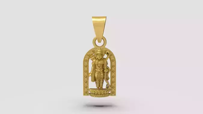 Lord Rama Pendant-001 3D print model