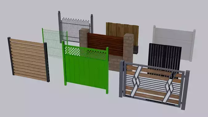 A set of fences