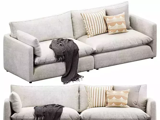 Crate and Barrel Unwind Sofa