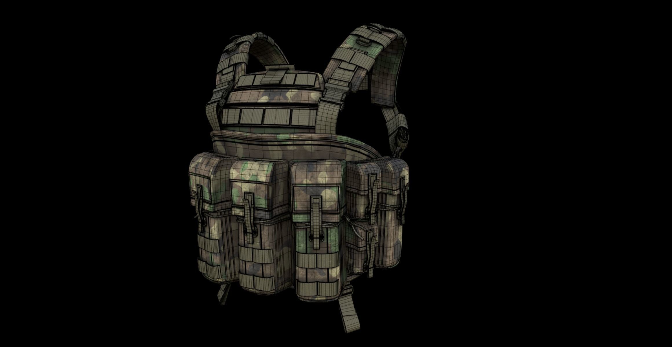 Body Armor 04 3D model_5