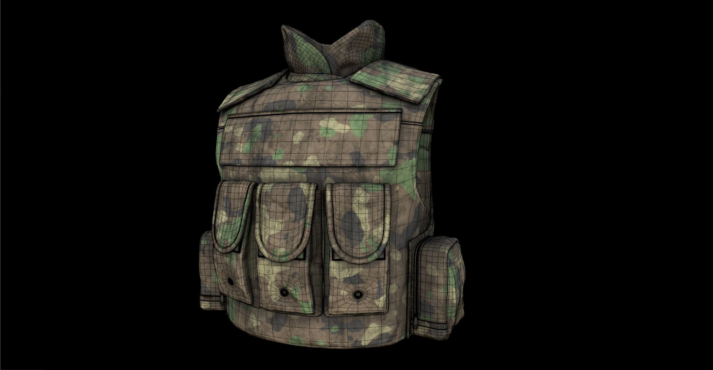 Body Armor 06 3D model_5