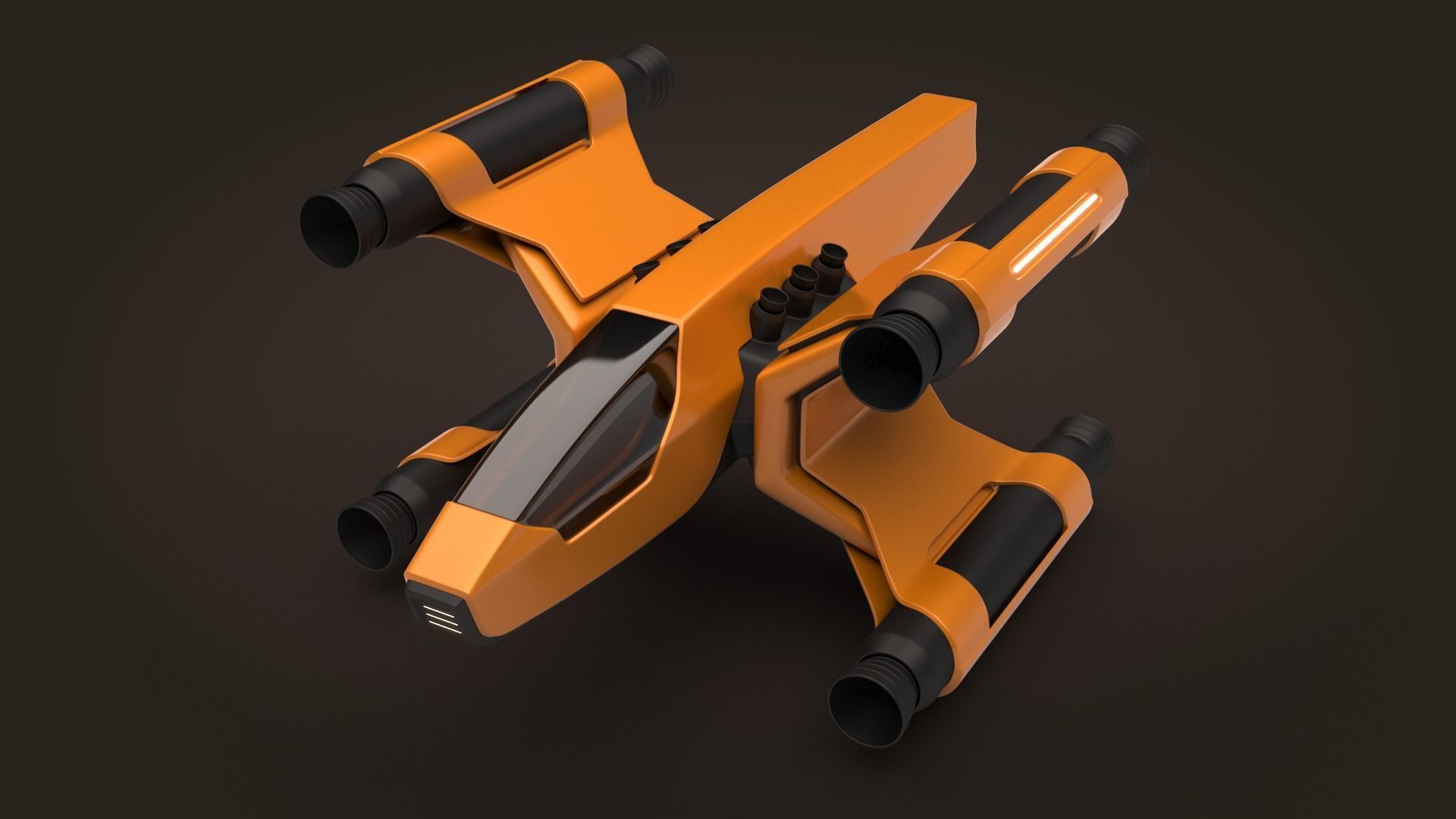 Spaceship Rigel 3D model_9