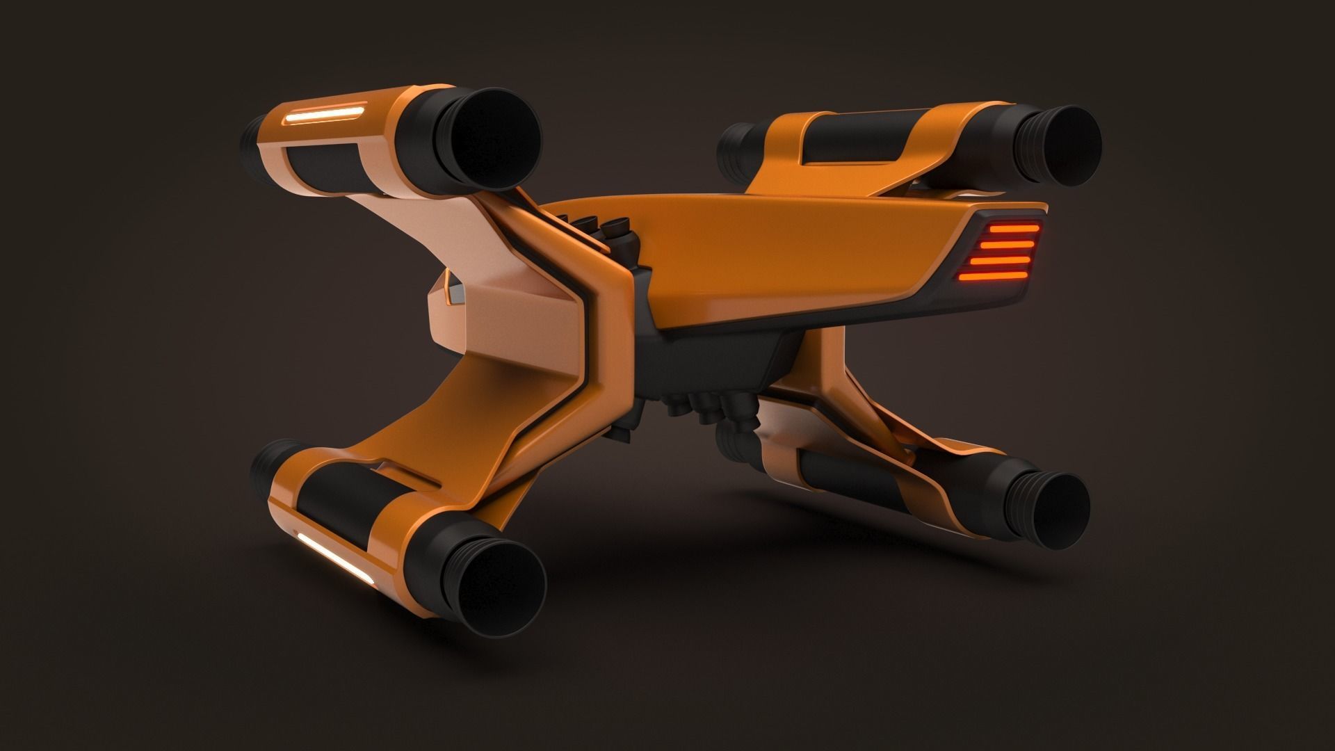 Spaceship Rigel 3D model_3