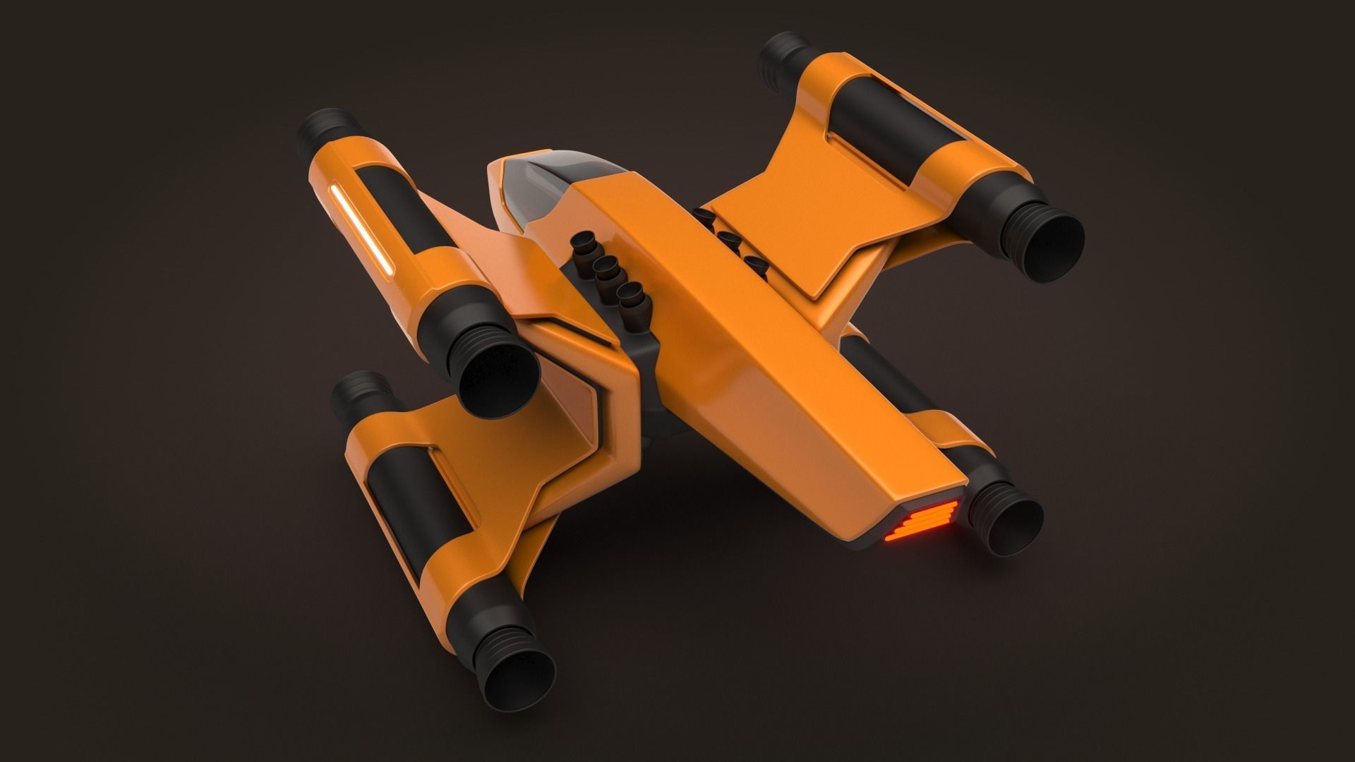 Spaceship Rigel 3D model_10