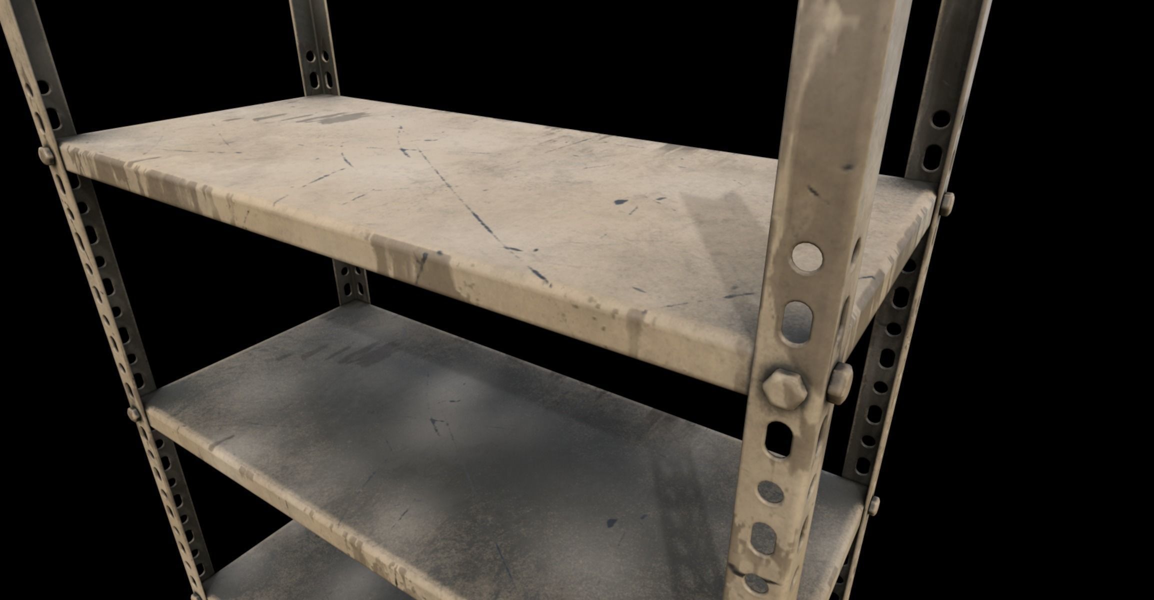 Metal Rack 01 3D model_4