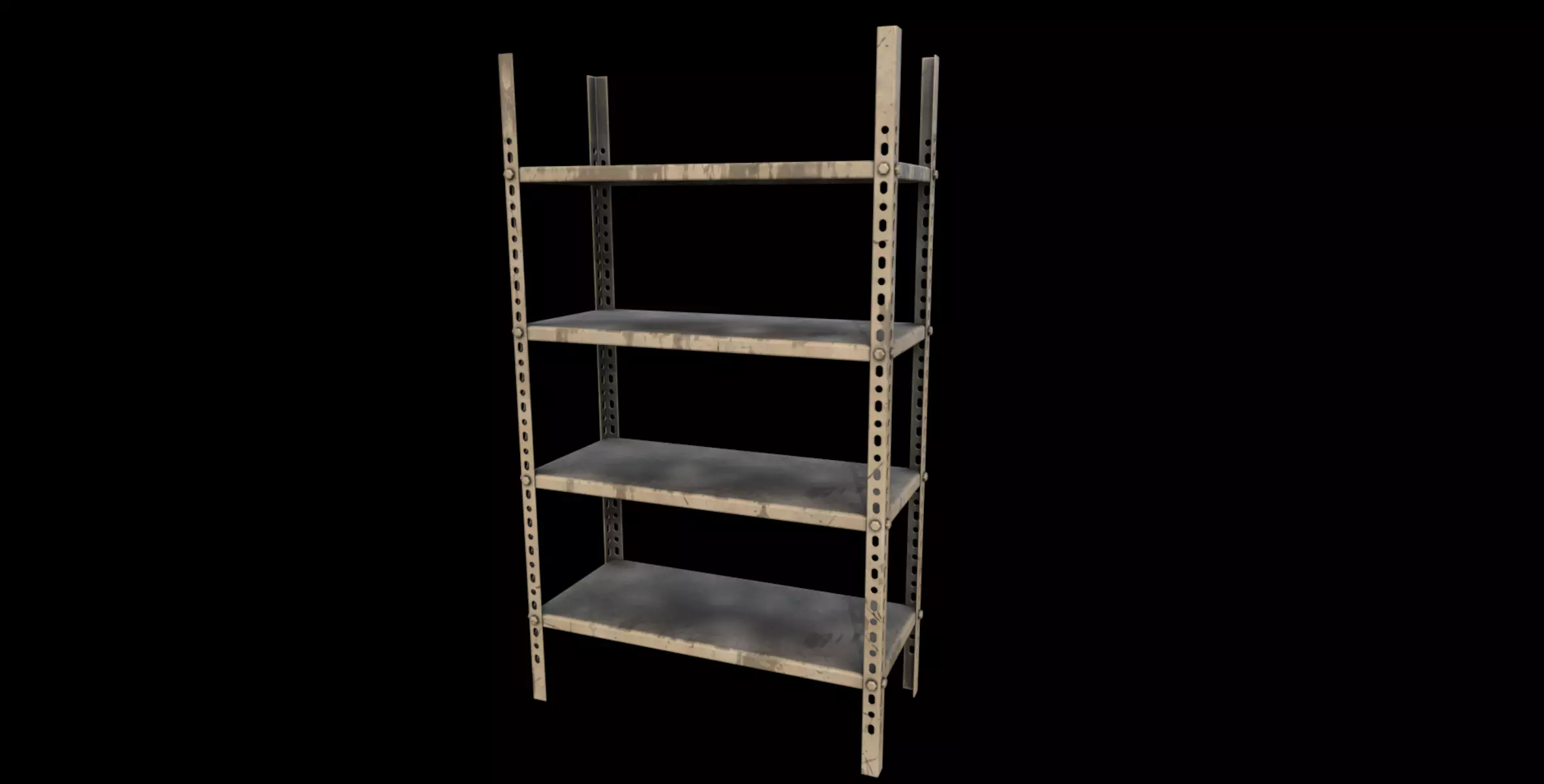 Metal Rack 01 3D model_0