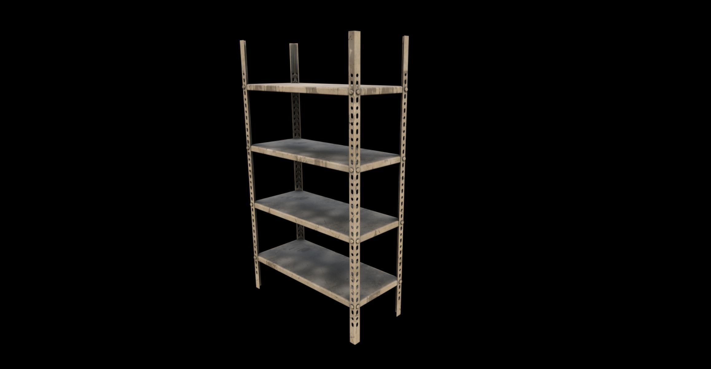 Metal Rack 01 3D model_1