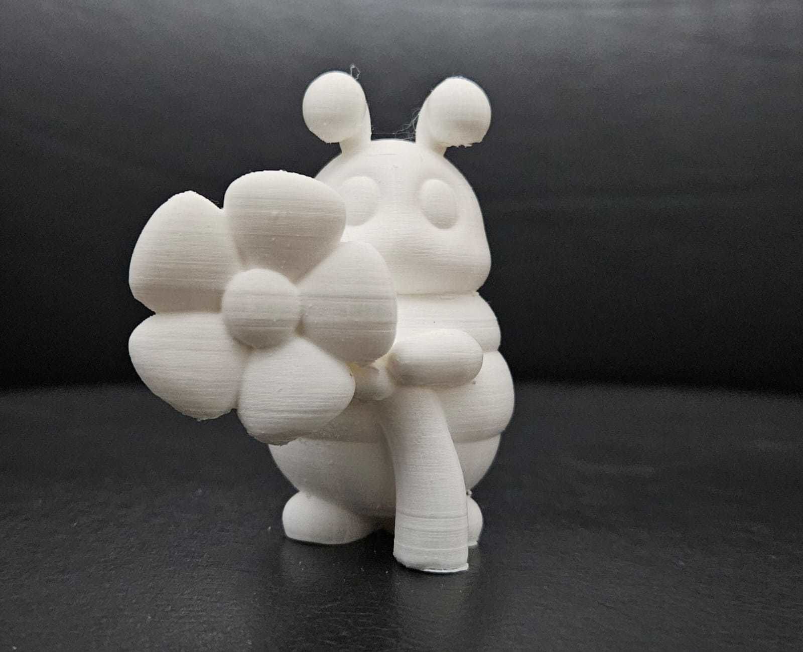 Bee Flower 3D print model_4