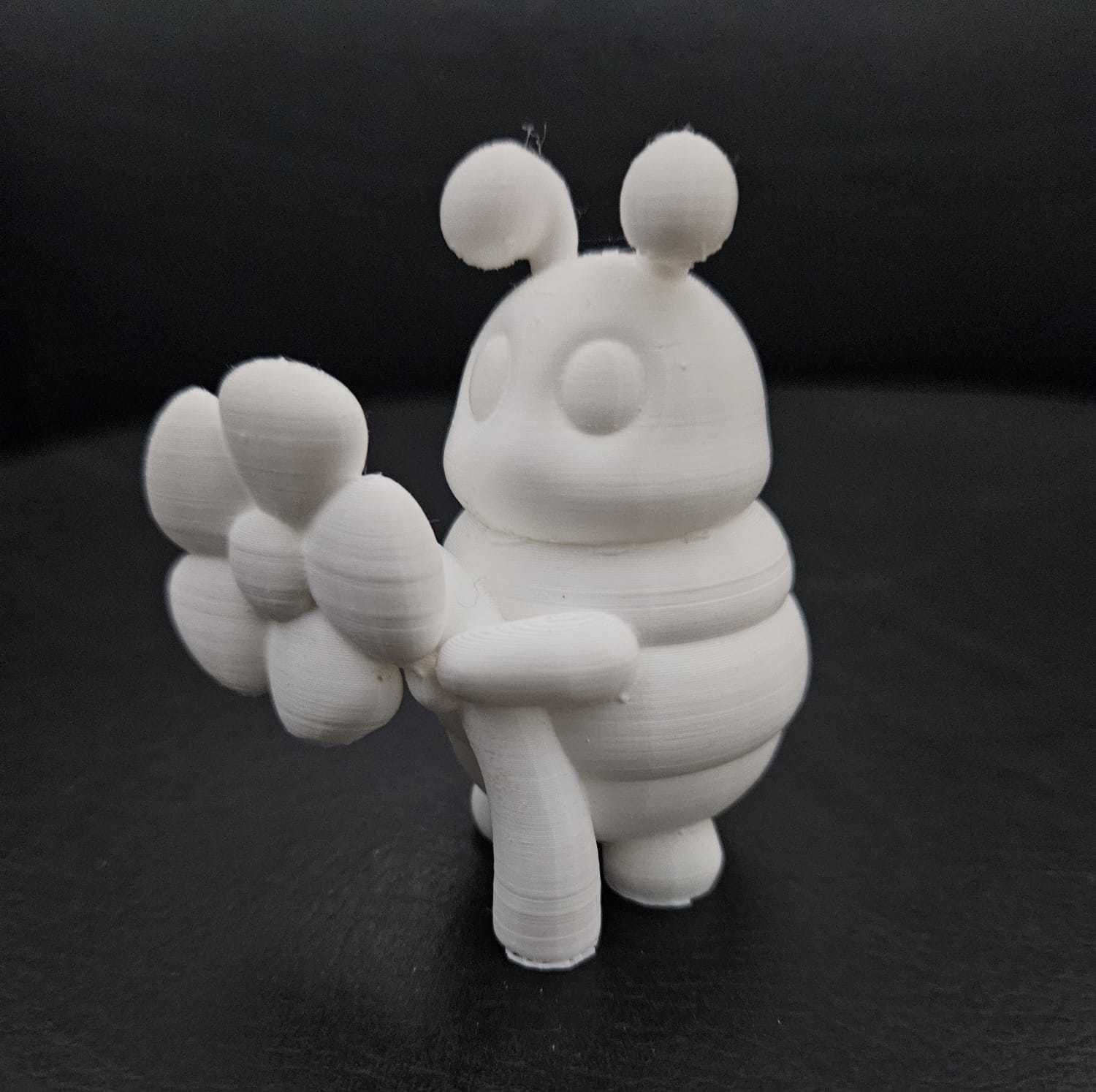 Bee Flower 3D print model_5
