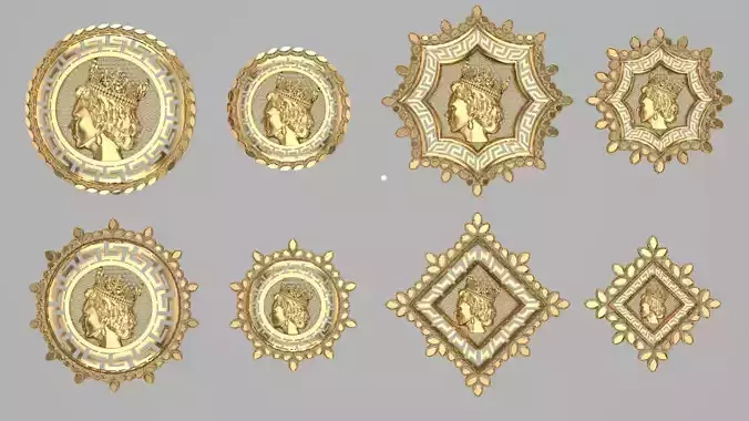 Regal Queen Medallions Collection
