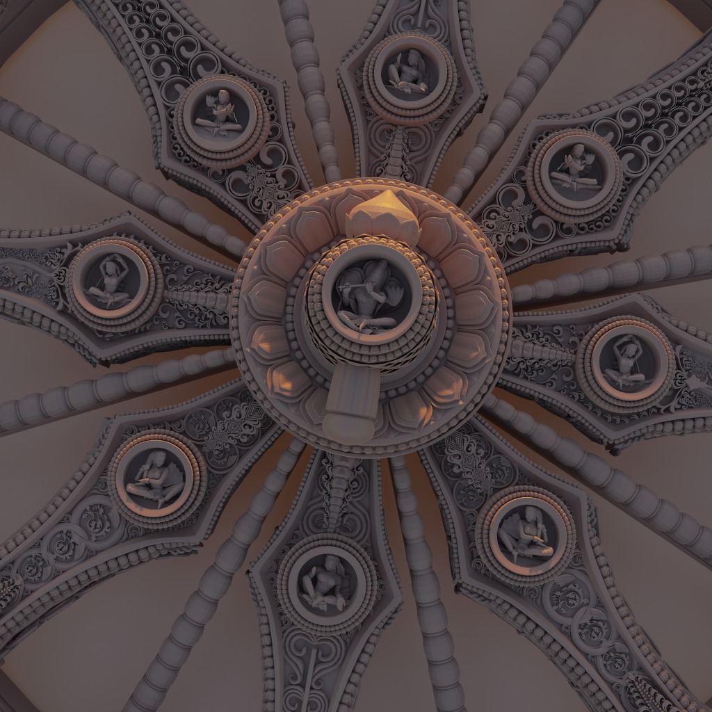 konark wheel ready to print 3D print model_1