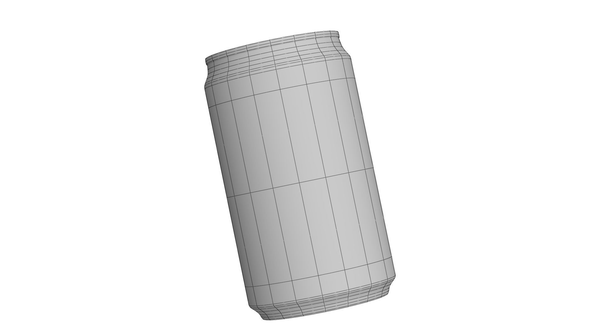 Pepsi Diet Drink Can Sleek 200ml 03 Low-poly 3D model_23