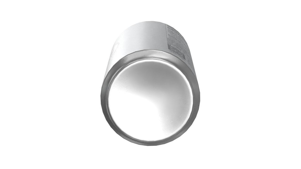 Pepsi Diet Drink Can Sleek 250ml 04 Low-poly 3D model_15