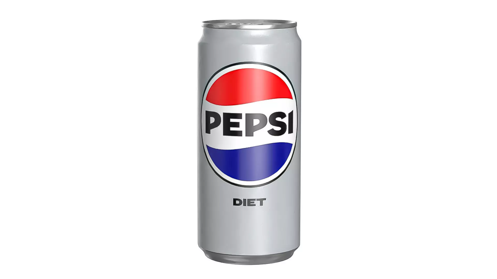 Pepsi Diet Drink Can Sleek 270ml 05 Low-poly 3D model_0