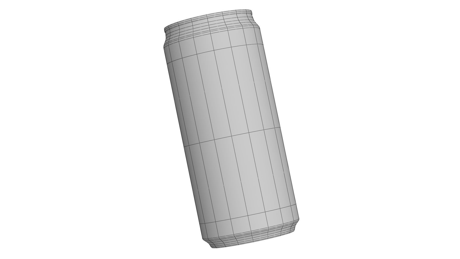 Pepsi Diet Drink Can Sleek 270ml 05 Low-poly 3D model_22