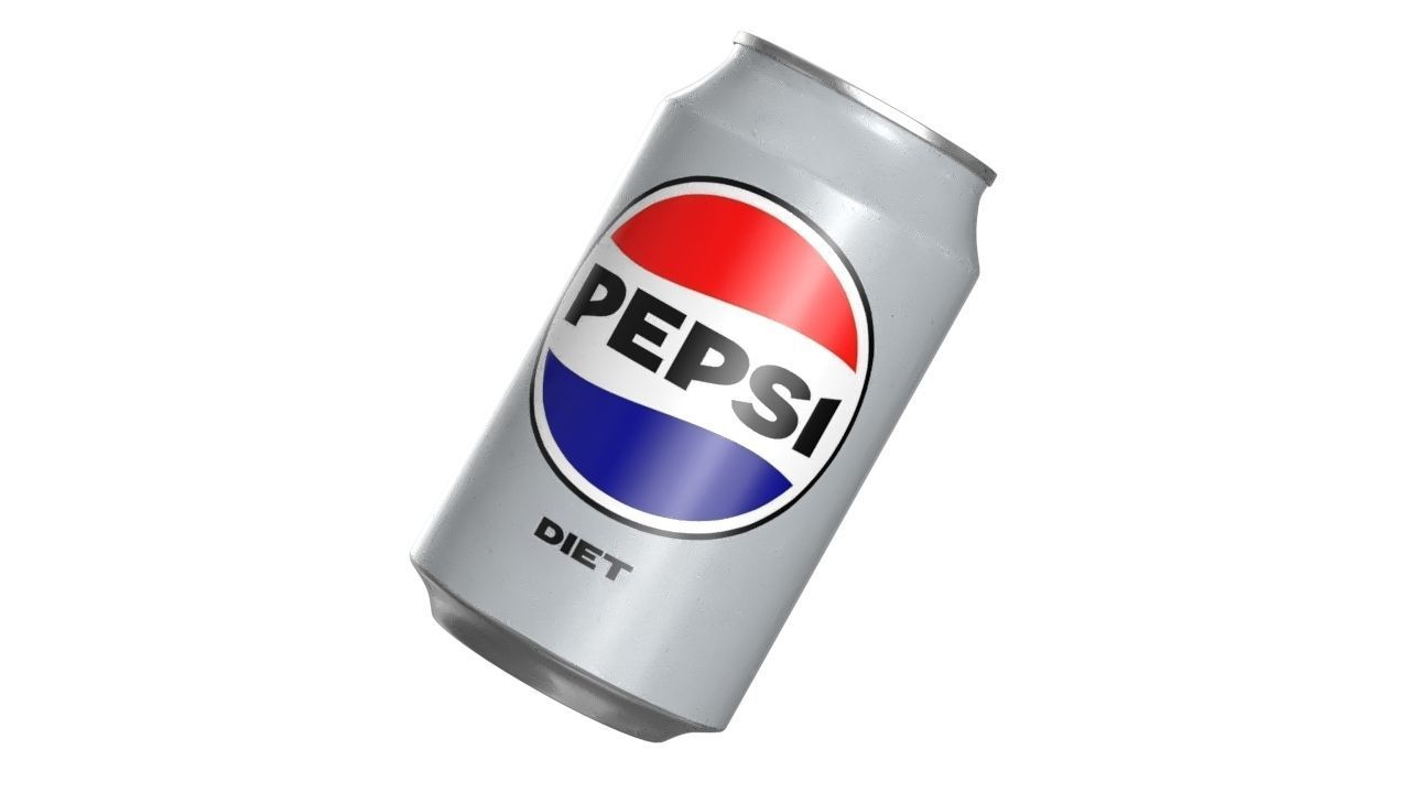 Pepsi Diet Drink Can 330ml 10 Low-poly 3D model_10