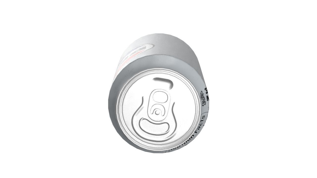 Pepsi Diet Drink Can 375ml 12 Low-poly 3D model_14