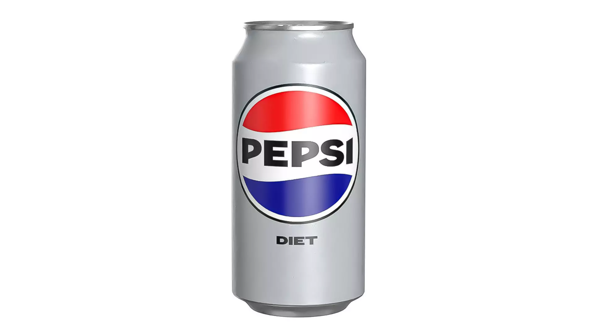 Pepsi Diet Drink Can 375ml 12 Low-poly 3D model_0