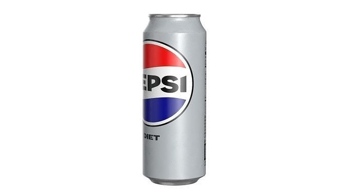 Pepsi Diet Drink Can 500ml 14 Low-poly 3D model 7