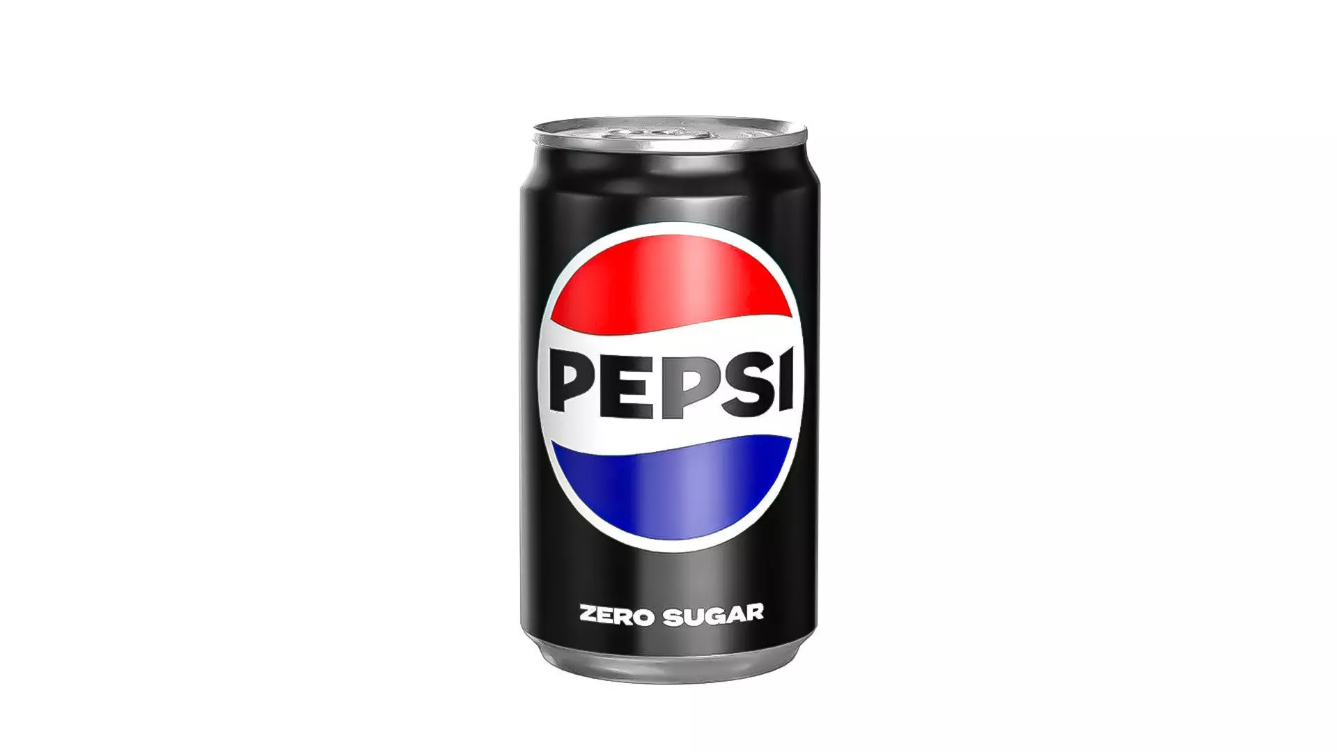 Pepsi Zero Drink Can Sleek 200ml 03 Low-poly 3D model_0