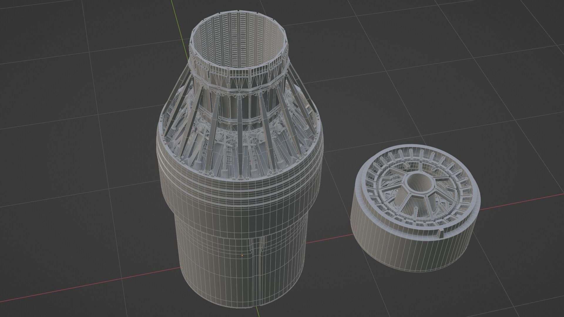 PW-100 F-15c Jetpipe 3D print model_8