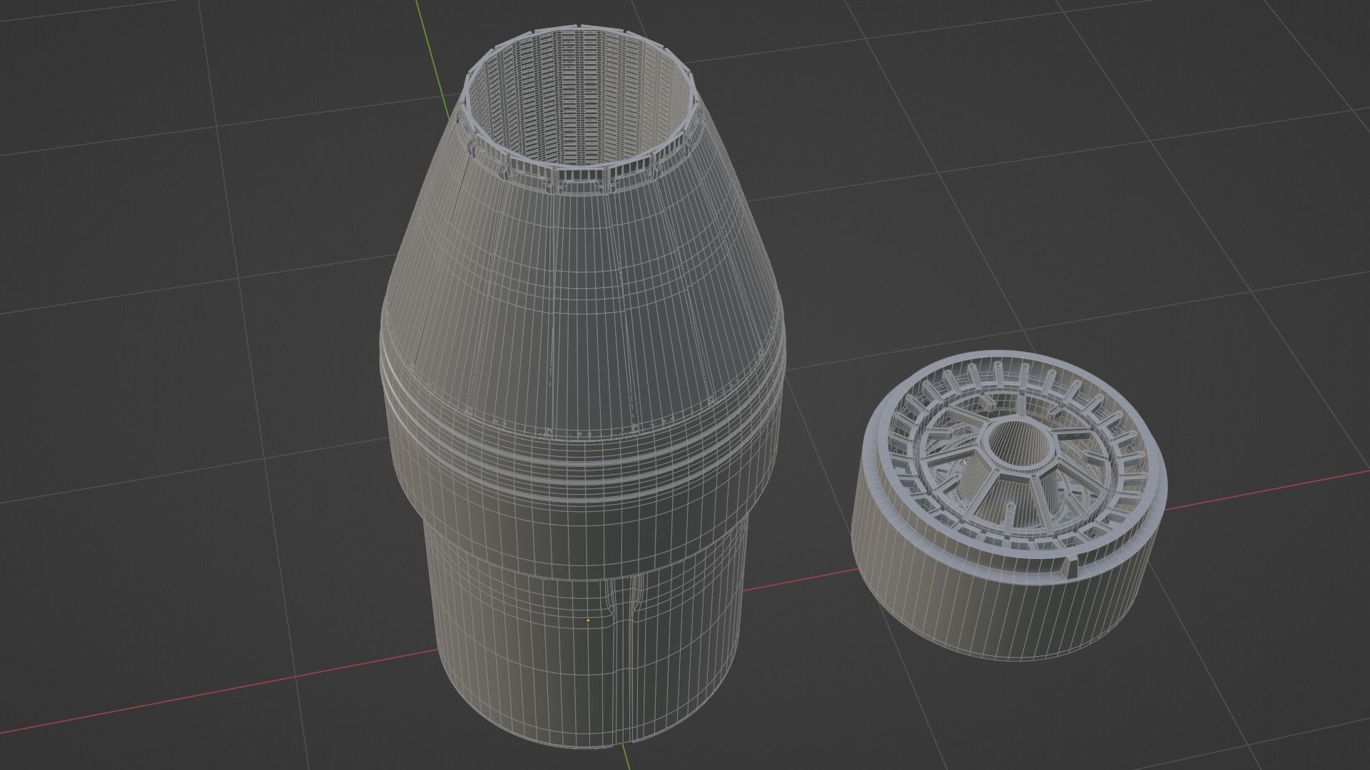PW-100 F-15c Jetpipe 3D print model_9