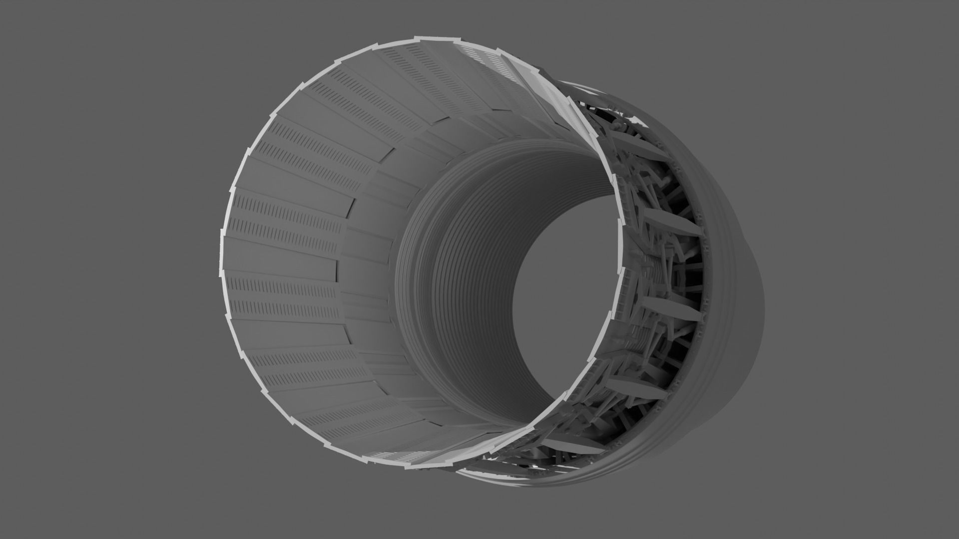 PW-100 F-15c Jetpipe 3D print model_5