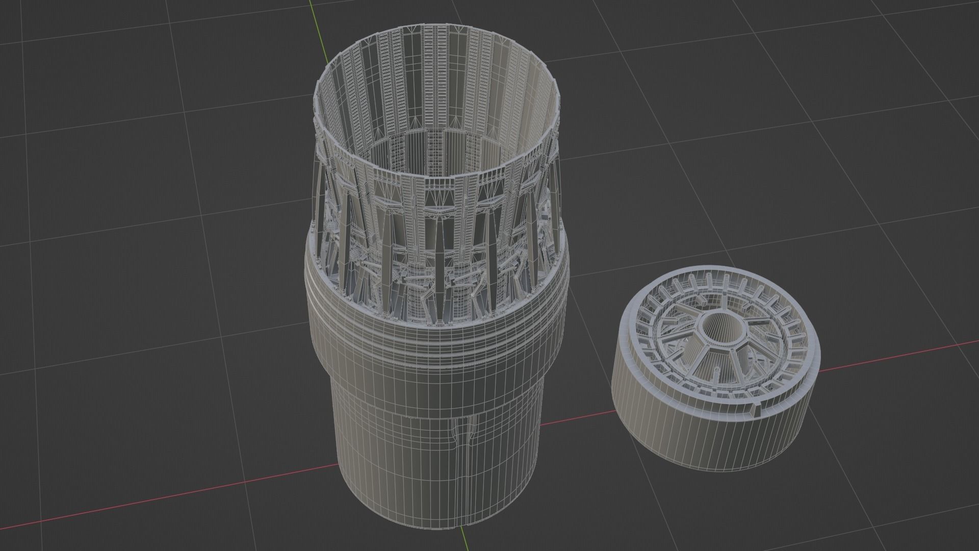 PW-100 F-15c Jetpipe 3D print model_10