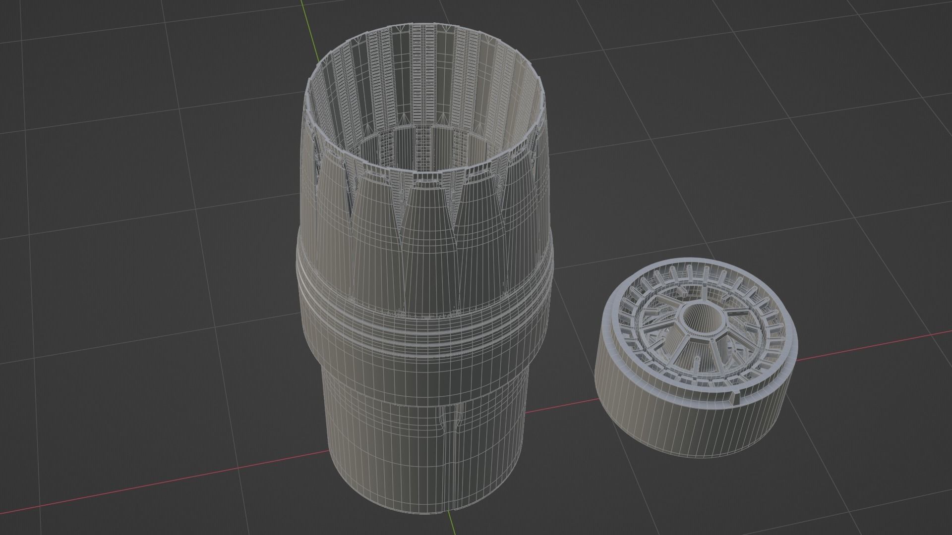 PW-100 F-15c Jetpipe 3D print model_11