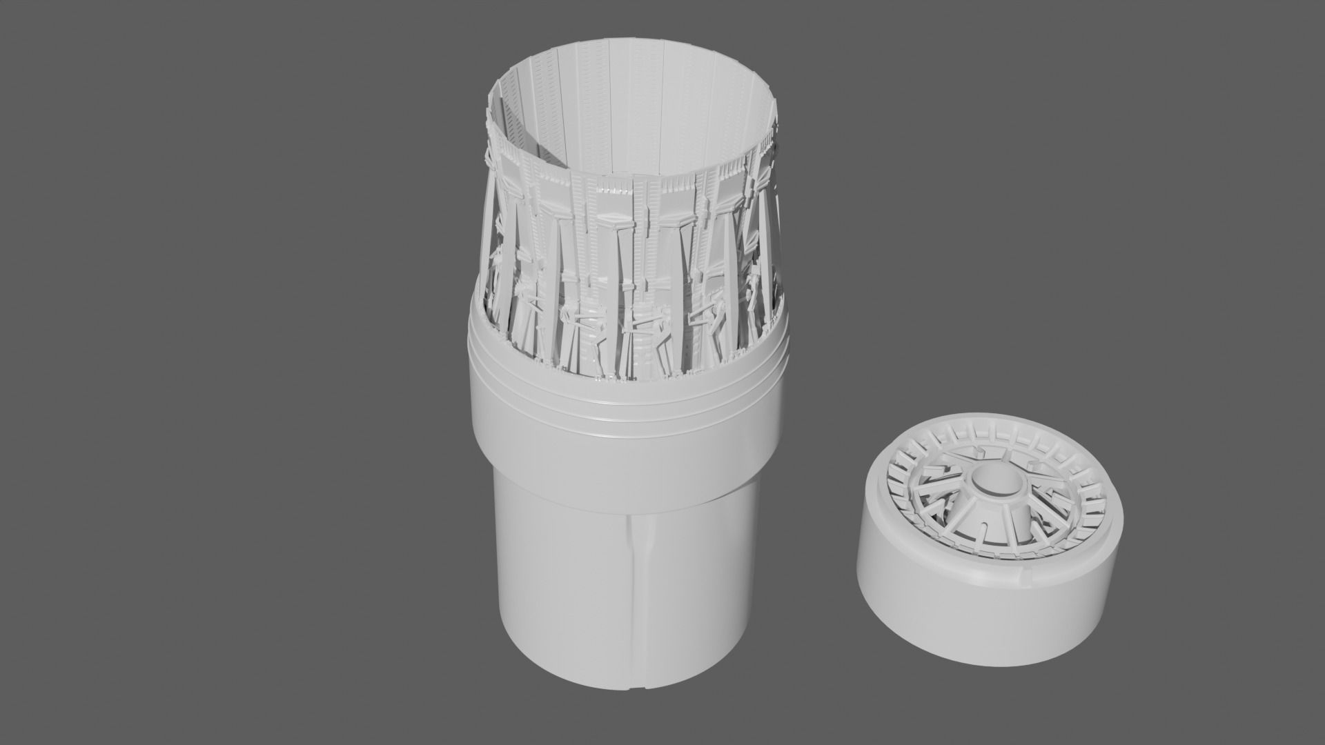 PW-100 F-15c Jetpipe 3D print model_1