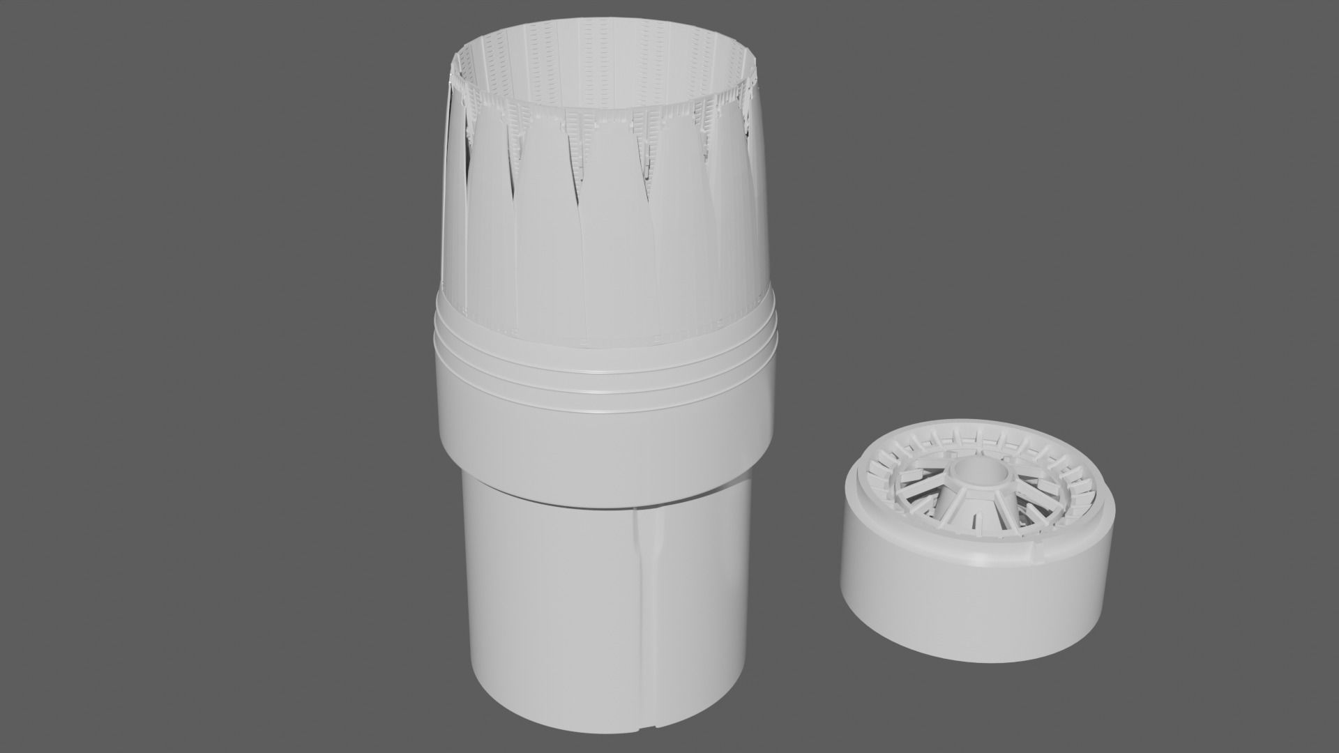 PW-100 F-15c Jetpipe 3D print model_3