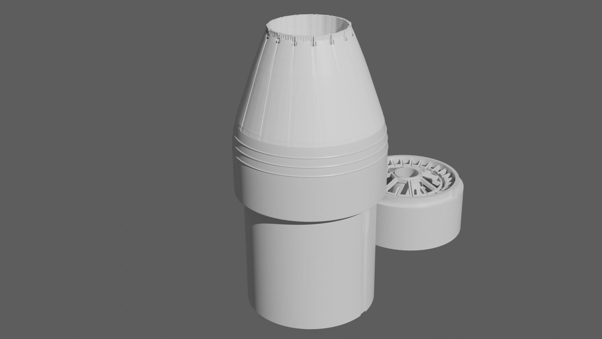 PW-100 F-15c Jetpipe 3D print model_2
