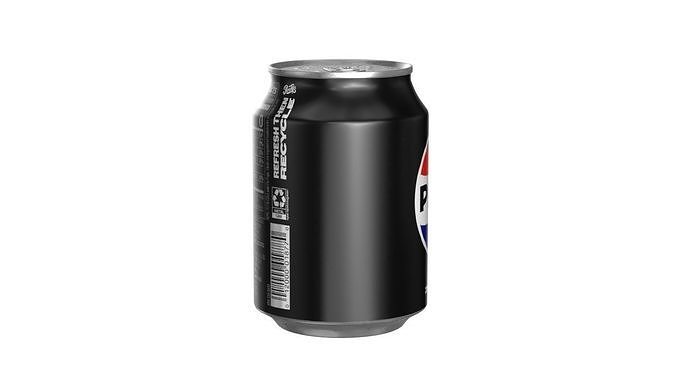 Pepsi Zero Drink Can 250ml 09 Low-poly 3D model 3