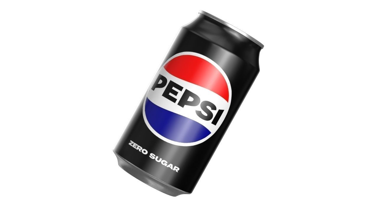 Pepsi Zero Drink Can 355ml 11 Low-poly 3D model_9