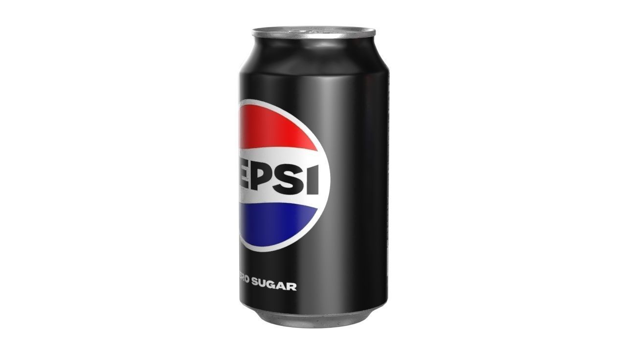 Pepsi Zero Drink Can 355ml 11 Low-poly 3D model_6