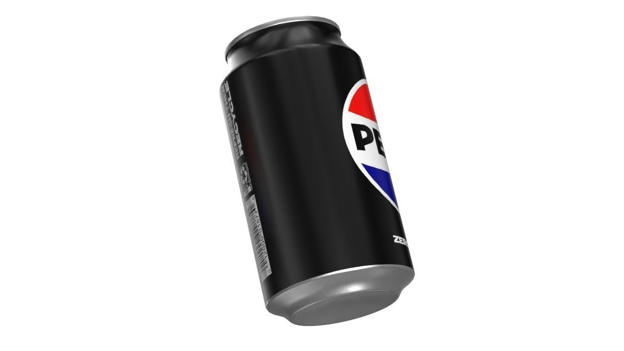 Pepsi Zero Drink Can 355ml 11 Low-poly 3D model_11